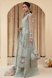 New Ferozi Heavily Embroidered Pakistani Gown Style Wedding Dress 2023