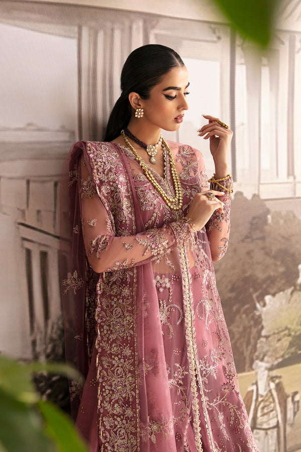 New Fuchsia Rose Embellished Pakistani Wedding Dress Kameez Gharara 2023