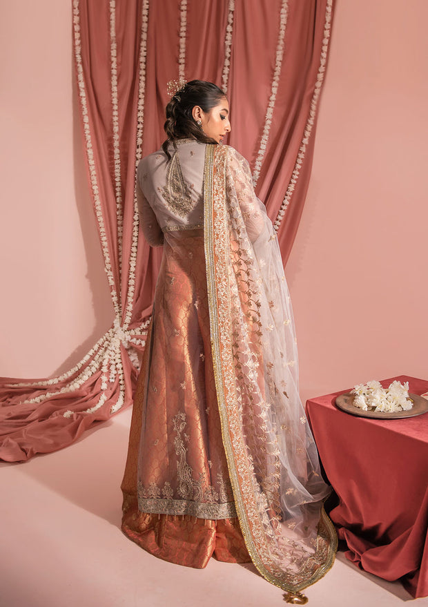 New Heavily Embellished OFF White Gown Style Pakistani Wedding Dress 2023
