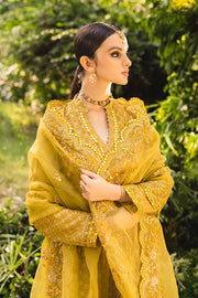 New Heavily Embellished Yellow Pakistani Salwar Kameez Dupatta Salwar Suit 2023