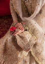 New Heavily Embroidered Pakistani Wedding Dress Kameez Farshi Gharara
