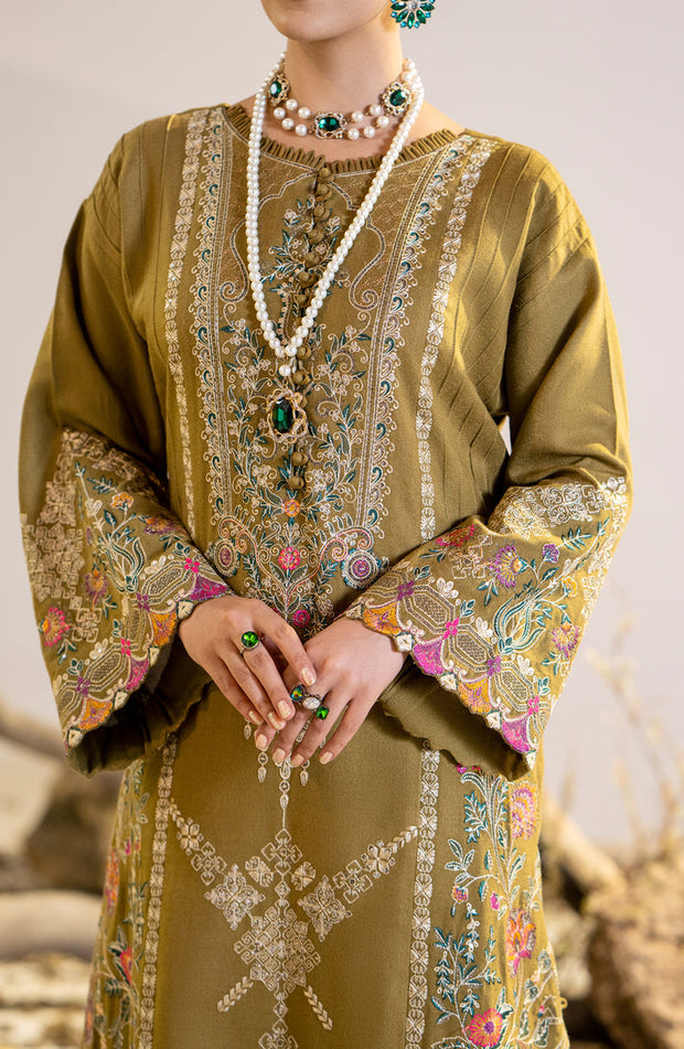 Heena Green Embroidered Pakistani Salwar Kameez Luxury Suit