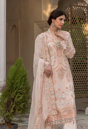 New Ivory Heavily Embellished Pakistani Salwar Kameez Dupatta Salwar Suit
