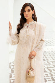New Ivory Salwar Suit Embroidered Pakistani Salwar Kameez Dupatta