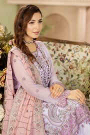 New Lavender Salwar Suit Heavily Embroidered Pakistani Salwar Kameez