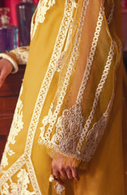 New Lemon Yellow Embroidered Pakistani Salwar Kameez Dupatta Salwar Suit 2023