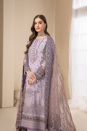 NewLilac Embroidered Pakistani Salwar Suit with Salwar Kameez Dupatta