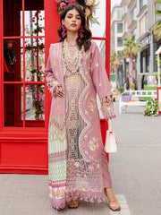 New Luxury Baby Pink Embroidered Pakistani Salwar Kameez Dupatta Salwar Suit