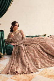 New Luxury Embroidered Baby Pink Pakistani Wedding Dress Pishwas Frock 2023