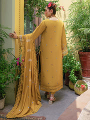 New Luxury Embroidered Pakistani Salwar Kameez Mustard Salwar Suit 2023