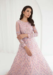 New Luxury Embroidered Pakistani Wedding Dress in Huge Flare Pishwas Style