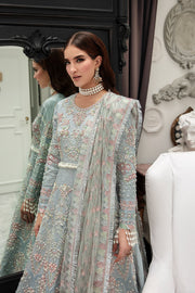 New Luxury Ferozi Embroidered Pakistani Wedding Dress Pishwas Frock