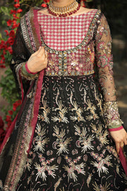 New Luxury Heavily Embellished Black Pakistani Wedding Dress Pishwas Style