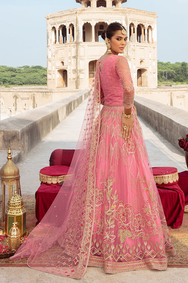 New Luxury Pink Embroidered Pakistani Wedding Dress Lehenga Choli