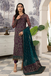 New Luxury Purple Shade Embroidered Pakistani Salwar Kameez Dupatta Suit 2024