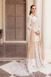 New Luxury Radiant Pearl Embroidered Pakistani Wedding Dress Kameez Sharara