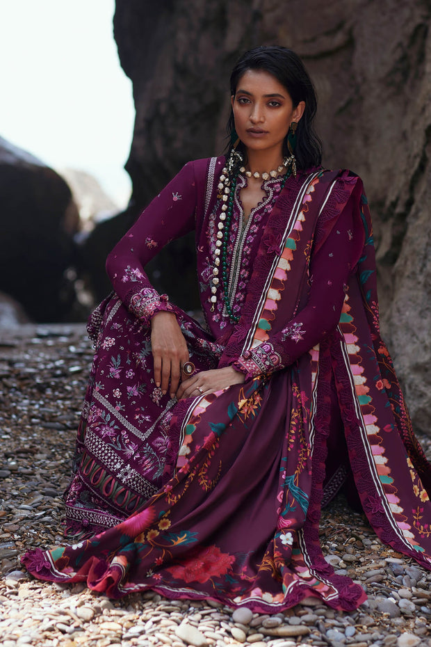 New Luxury Shocking Pink Embroidered Pakistani Salwar Dupatta Salwar Suit