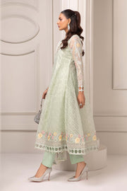 New Maria B Luxury Formal Light Green Embroidered Pakistani Party Dress