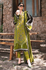 New Mehndi Green Traditional Embroidered Pakistani Salwar Kameez Dupatta