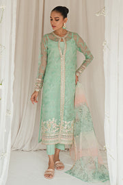 New Mint Green Traditionally Embellished Pakistani Salwar Suit with Dupatta 2023