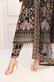 New Multi colored heavily Embroidered Pakistani Salwar Kameez Dupatta 2023