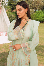 New Pakistani Salwar Suit in Pistachio Green Embroidered Salwar Kameez 2023