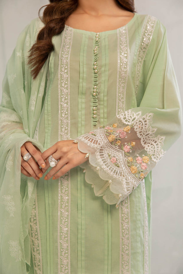 New Parrot Green Embroidered Pakistani Salwar Kameez Dupatta Salwar Suit 2023