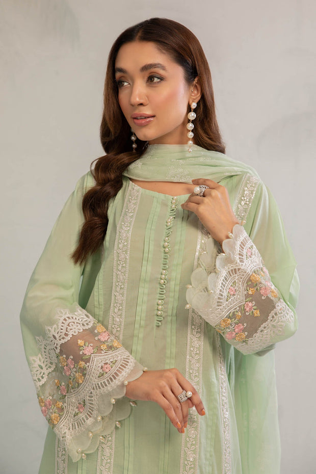 New Parrot Green Embroidered Pakistani Salwar Kameez Dupatta Salwar Suit