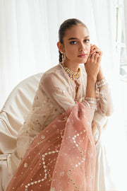 New Pink Heavily Embellished Pakistani Kameez Sharara Dupatta Party Dress