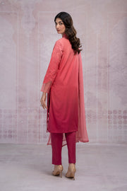New Reddish Pink Embroidered Pakistani Salwar Kameez Dupatta Salwar Suit 2023