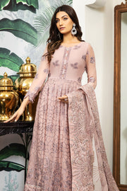 New Royal Pakistani Wedding Dress in Double Layered Frock Style