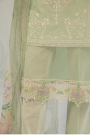 New Sea Green Embroidered Pakistani Salwar Kameez with Dupatta Salwar Suit 2023