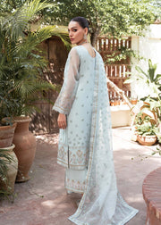 New Sky Blue Embroidered Pakistani Salwar Kameez Dupatta Salwar Suit 2023