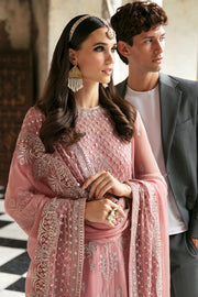 New Tea Pink Heavily Embellished Pakistan Wedding Dress Kameez Sharara
