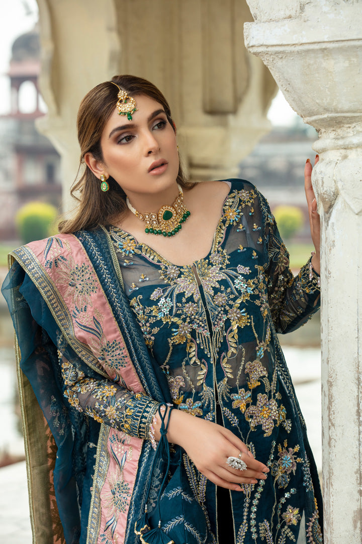 New Traditional Sea Green Pakistani Salwar Kameez Dupatta Salwar Suit 2023