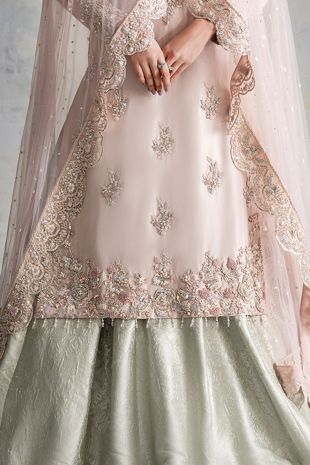 Nikkah Dress in Royal Lehenga Kameez Style