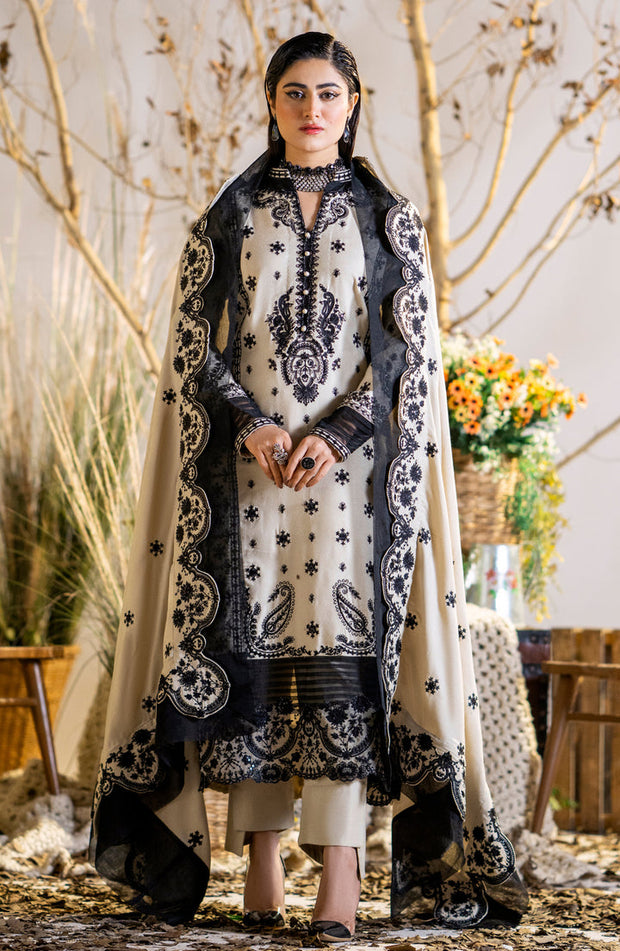 Off White Embroidered Pakistani Salwar Kameez Dupatta Salwar Suit