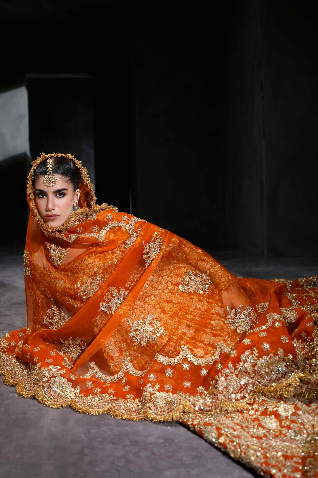 Elegant Pakistani Bridal Lehenga Pishwas - Gorgeous Style