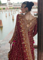 Pakistan Bridal Dress Kalidaar Heavy Bridal Lehenga