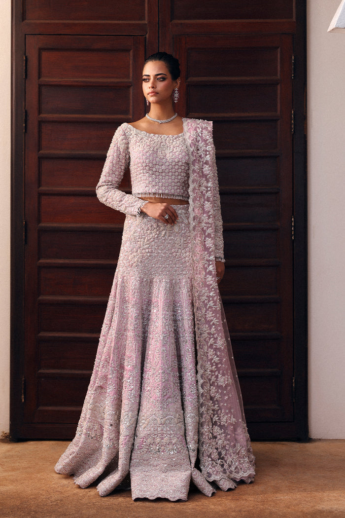 Pakistani Bridal Dress in Choli Mermaid Lehenga Style