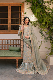 Pakistani Bridal Dress in Farshi Lehenga Kameez Style
