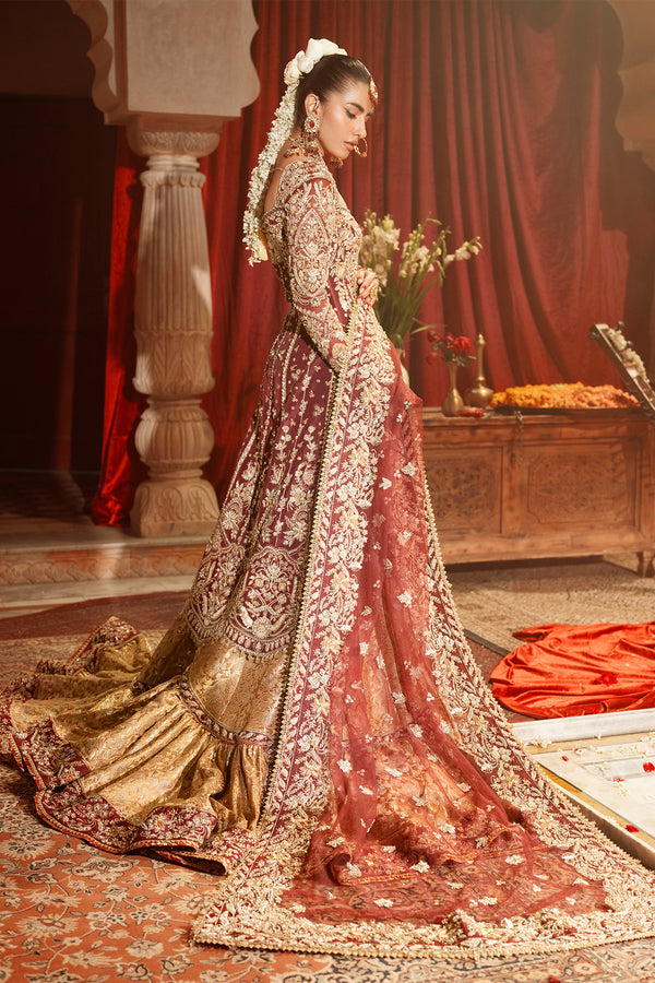 Elegant Pakistani Bridal Dresses - Kameez and Gharara Style