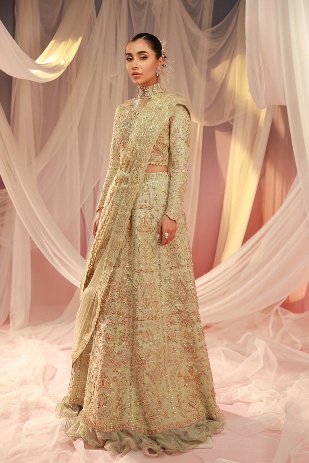 Pakistani Bridal Dress in Lehenga Choli Dupatta Style Online