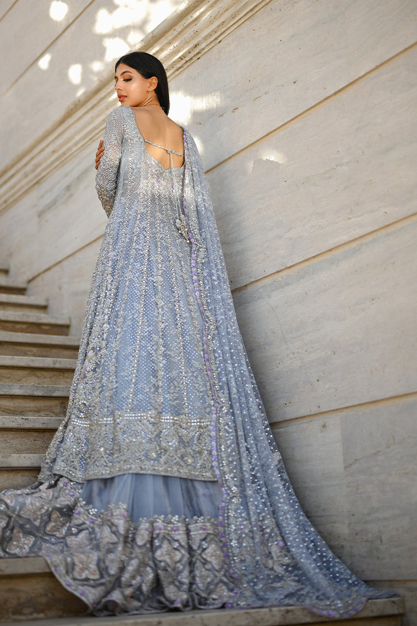 Pakistani Bridal Dress in Lehenga Dupatta Gown Style Online