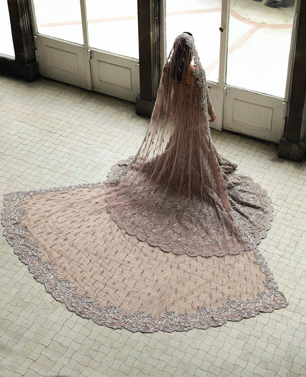 Pakistani Bridal Dress in Mermaid Lehenga and Shirt Style