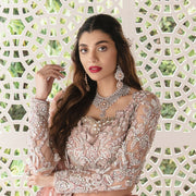 Pakistani Bridal Dress in Pink Lehenga and Choli Style Online