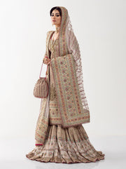Pakistani Bridal Dress in Royal Gharara Kameez Style Online