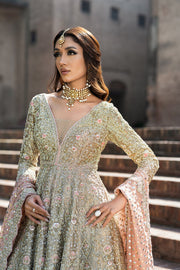 Pakistani Bridal Dress in Royal Lehenga Frock Style Online