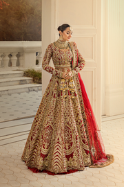 Pakistani Bridal Dress in Wedding Lehenga Choli Style