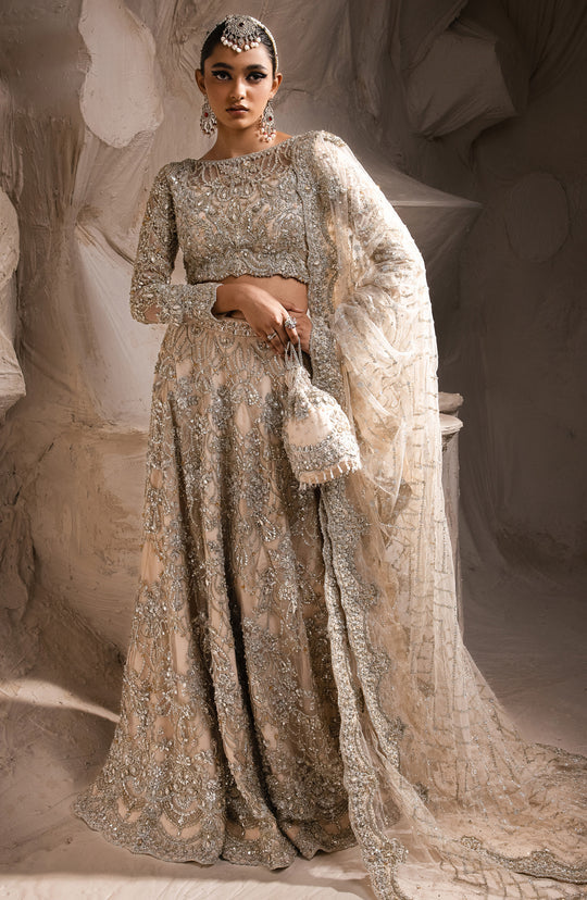 Pakistani Bridal Dress in Wedding Lehenga Choli Style